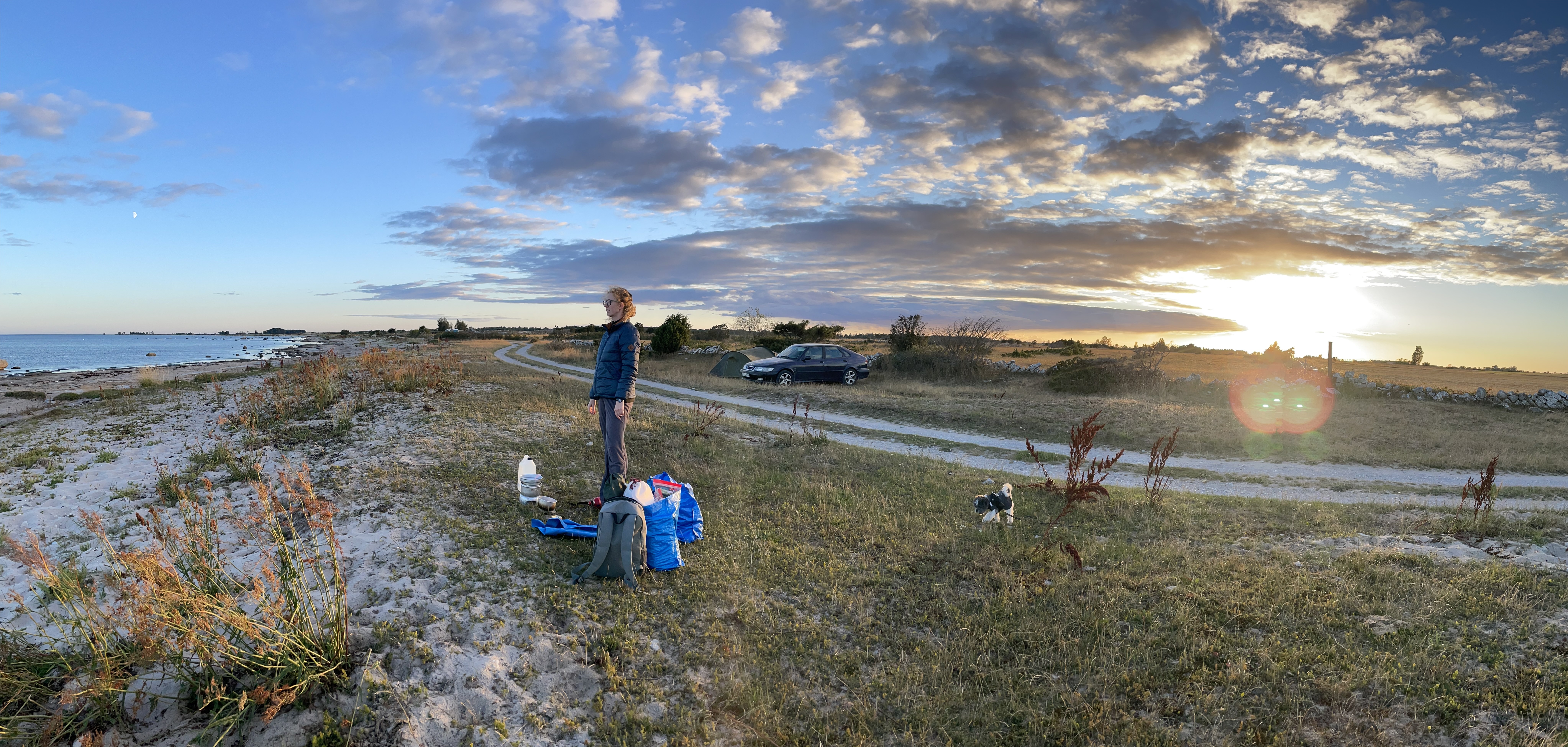 Kelsi at the coast at sunset